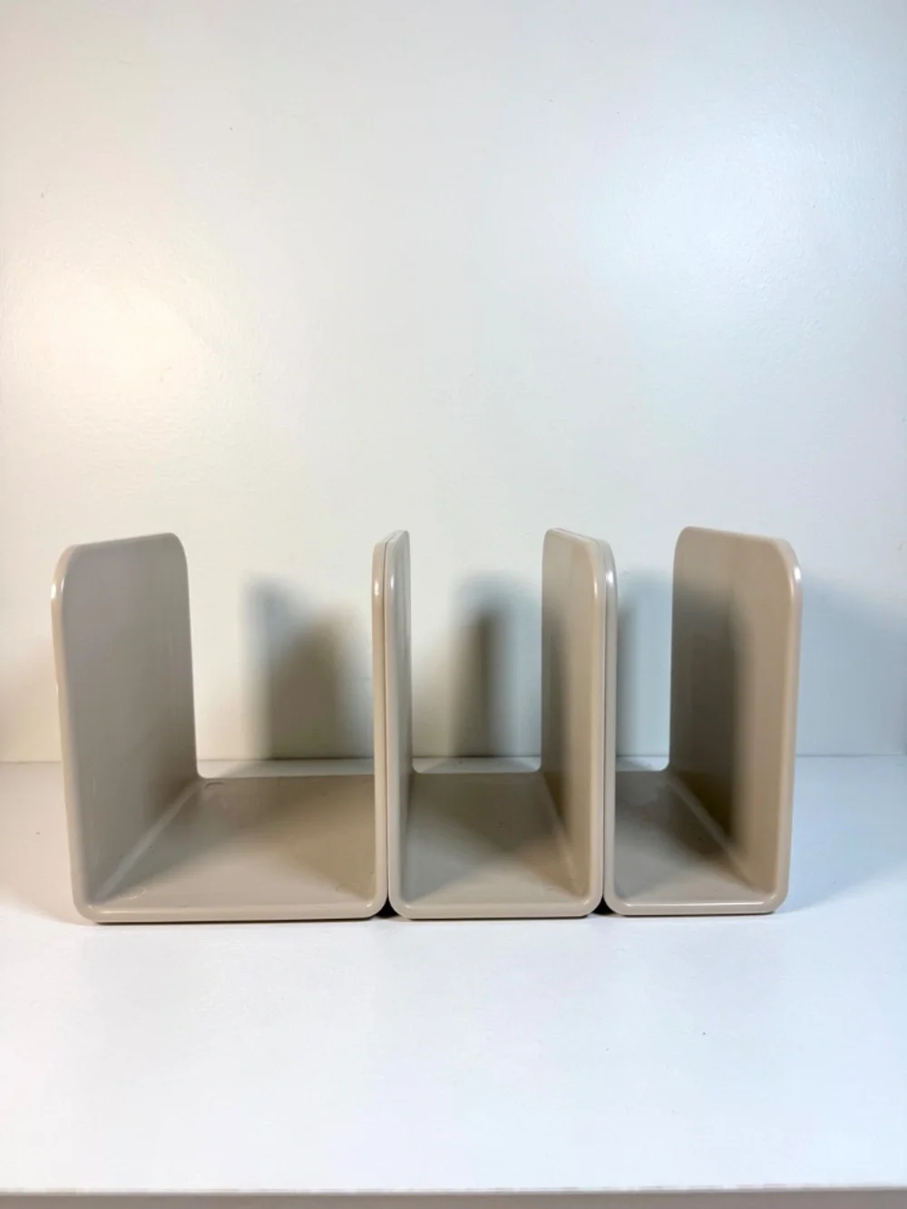 Set of 3 - Caraway Magnetic Pan and Lid Organizer Storage Dividers - Beige